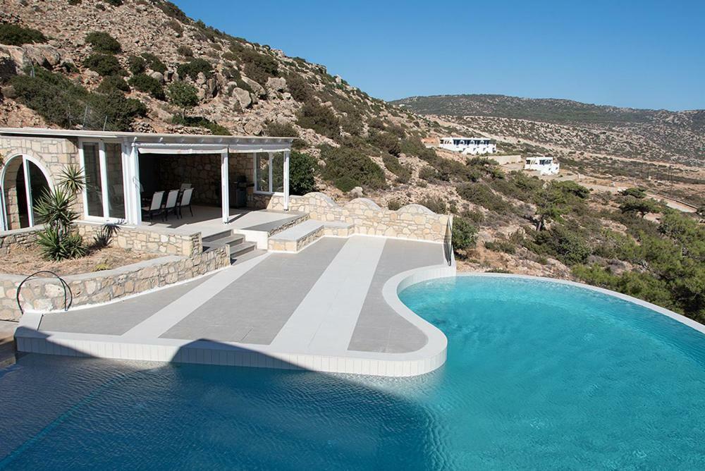 Evilia Luxury Villa Amoopi Exteriör bild