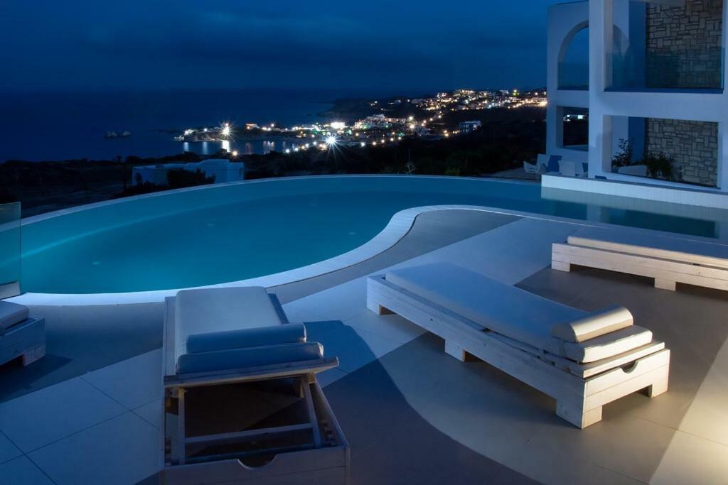 Evilia Luxury Villa Amoopi Exteriör bild